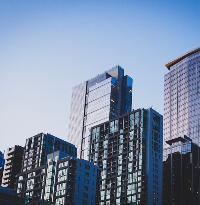 Modern commercial real estate building representing elite global property investment opportunities